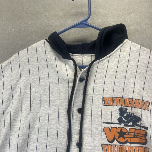Tennessee Volunteers Button Up Baseball Jersey T Shirt Hoodie Small Medium 90s - Picture 6 of 9